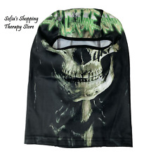 Máscara de esqui esqueleto Ghost Balaclava Ghost Cod Halloween cosplay preto e verde comprar usado  Enviando para Brazil