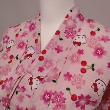 Usado, Kimono infantil japonês Yukata Sanrio gatinho algodão 100% flor de cerejeira rosa comprar usado  Enviando para Brazil