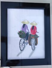 Tableau asiatique broderie d'occasion  Saint-Gaudens