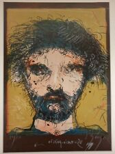 Litografia colorida autorretrato assinada a lápis original Leonel Gongora (1932-1999), usado comprar usado  Enviando para Brazil