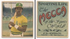 Sporting Life MECCA Series -RICKEY HENDERSON, Oakland Athletics HOF Legend! comprar usado  Enviando para Brazil