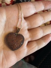 Garnet heart necklace for sale Garnet heart necklace for sale  LONDON