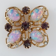 Vintage square brooch for sale  Tucson
