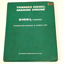 Manual de operação e lista de peças do motor diesel marítimo Yanmar série S165(L), usado comprar usado  Enviando para Brazil