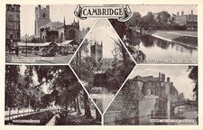 Postcard cambridge multiview for sale  PETERBOROUGH