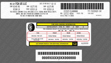 Conjunto de 3 etiquetas adesivas réplicas personalizadas para Chrysler Jeep Dodge comprar usado  Enviando para Brazil
