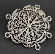 Broche argent filigrane d'occasion  L'Union
