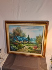 Vintage oil painting for sale  Fort Gratiot