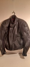 padded leather motorcycle jacket for sale  GLASGOW