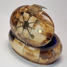 jewelry brass box bone for sale  Central Point