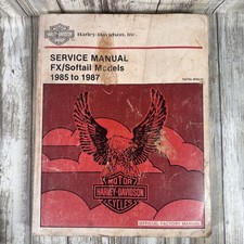 1985-1987 Harley Davidson FX/Softail Models manual oficial de serviço de fábrica HD comprar usado  Enviando para Brazil