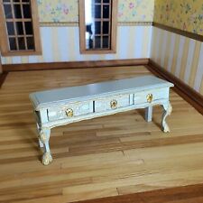 Aparador exclusivo Gold Buffet Credenza casa de bonecas miniatura sala de jantar sala de estar 1:12 comprar usado  Enviando para Brazil