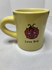 Caneca Life Is Good Love Bug Joaninha Amarela Estilo Jantar Pesado Café Chá Feel Good comprar usado  Enviando para Brazil