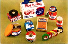 Dutch Brand ELECTRICAL TAPE Products, ADVERTISING Chrome Postcard comprar usado  Enviando para Brazil