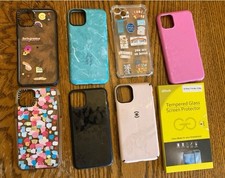Lote de capas de telefone iPhone 11 Pro Max e novo protetor de tela comprar usado  Enviando para Brazil