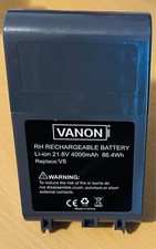 Substituição de bateria Vanom 21.6V 4000mah, móveis e vida doméstica, melhoria da casa comprar usado  Enviando para Brazil