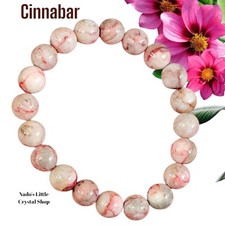 Cinnabar crystal bracelet for sale  Roslyn