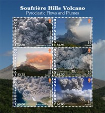 Montserrat 2017 - Vulcão Soufrière Hills - Folha de 6 selos - MNH, usado comprar usado  Enviando para Brazil