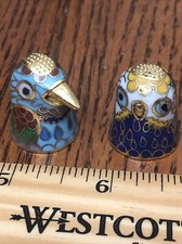 Thimbles brass cloisonne for sale  Riverside