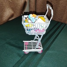 Barbie supermercado supermercado 22 peças carrinho de compras acessórios alimentos sapatos -C  comprar usado  Enviando para Brazil