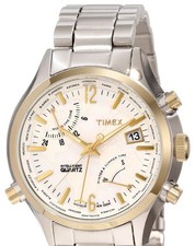 NOVO* Timex T2N945 Quartzo Masculino Inteligente Branco/Aço 48 mm MSRP $265, usado comprar usado  Enviando para Brazil