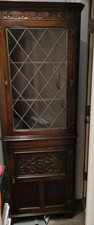 Mahogany corner cabinet for sale  CREWE