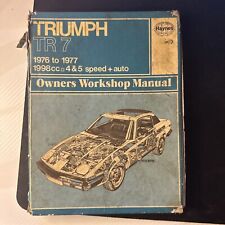 Triumph tr7 haynes for sale  BIRMINGHAM