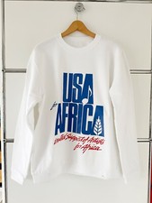 USA for Africa Sweatshirt "We are the World" Size S comprar usado  Enviando para Brazil