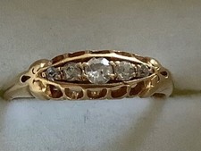 Gold ring five for sale  CLITHEROE