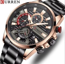 Usado, Relógio de pulso masculino Curren Sports casual quartzo data automática cronógrafo moda comprar usado  Enviando para Brazil