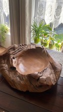 Große schöne holzschale gebraucht kaufen  Grimmen-Umland l