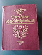 Deutsches geschlechterbuch gen gebraucht kaufen  Eschwege