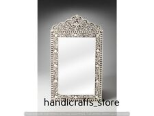 Presente de decoração para casa preto e branco, espelho embutido de osso de camelo, moldura feita à mão Jharokha comprar usado  Enviando para Brazil
