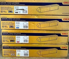 Toner genuíno OKI C931 C941 C942 CMYK conjunto 45536515 45536514 45536513 45536516 comprar usado  Enviando para Brazil