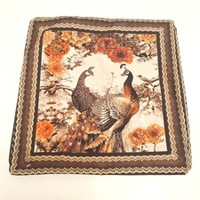 Conjunto de duas capas de travesseiro marrom chenille pavões impressas digitalmente para sofá comprar usado  Enviando para Brazil