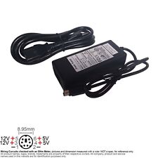 Adaptador de alimentação CA DC redondo MD 6 pinos DC12V DC5V 12V 5V 2.0A 34W FLY36-5-12, usado comprar usado  Enviando para Brazil