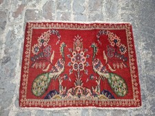  Tapete tribal persa com nós feito à mão Best Pictorial vintage 66×90 cm comprar usado  Enviando para Brazil