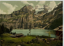 Oeschinensee vintage print d'occasion  Expédié en Belgium