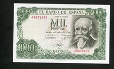 tu_bazar  BILLETE 1000   PESETAS 1971  SERIE  J SC SIN CIRCULAR PAREJA TRIO ETC comprar usado  Enviando para Brazil