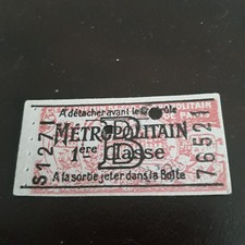 Ticket metropolitain 1ère d'occasion  Antony