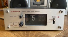 Pioneer PP-215A Digital Aimer Despertador Flip Clock Áudio Vintage Japão para-peças comprar usado  Enviando para Brazil