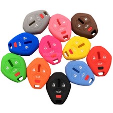 Capa estojo silicone fit Mitsubishi Lancer Mirage 4 botões controle remoto sem chave chaveiro, usado comprar usado  Enviando para Brazil