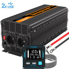 EDECOA Convertisseur 12V 220V 230V Onduleur 3000W ET-RC Télécommande na sprzedaż  Wysyłka do Poland