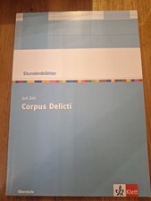 Lehrerheft corpus delicti gebraucht kaufen  Seitingen-Oberflacht