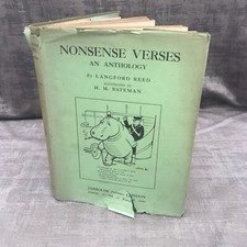Nonsense verses anthology for sale  MARCH