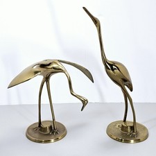 Pair brass herons for sale  Salem