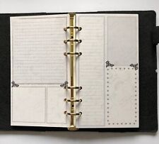 Juego de papel personal Filofax en un impresionante diseño de caja de balas de plata - 20 páginas segunda mano  Embacar hacia Mexico