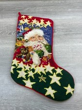 Needlepoint christmas stocking for sale  Omaha