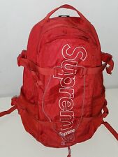 FW18 Supreme Mochila Agua Y Resistente a la Abrasión Reflectante Rojo Bolsa comprar usado  Enviando para Brazil