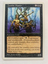 Zombie master mtg for sale  Fallbrook